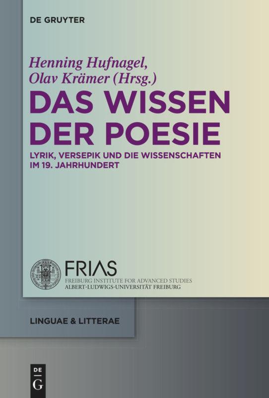 Vorderes Coverbild Das Wissen der Poesie