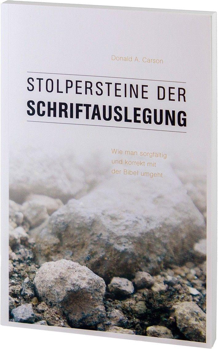 Vorderes Coverbild Stolpersteine der Schriftauslegung