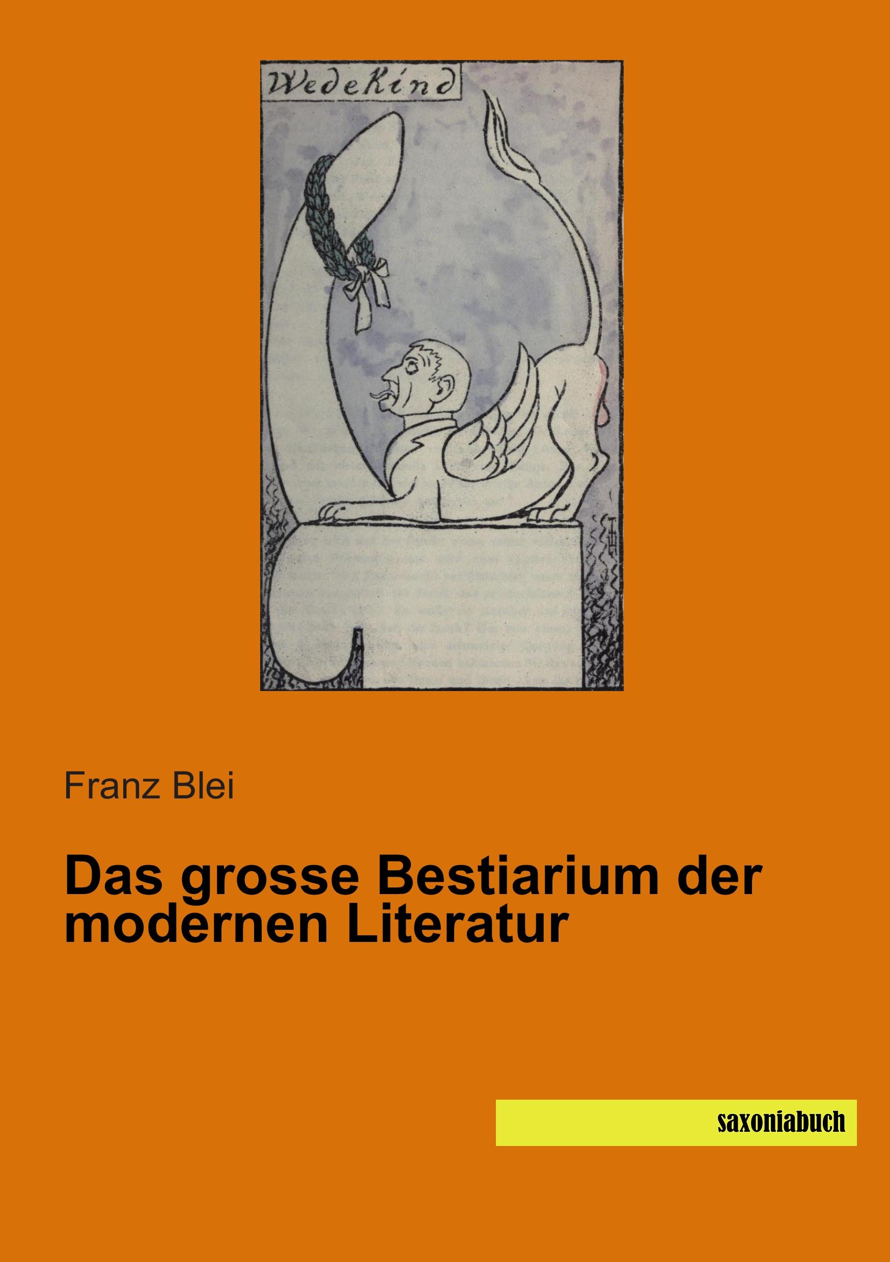 Vorderes Coverbild Das grosse Bestiarium der modernen Literatur