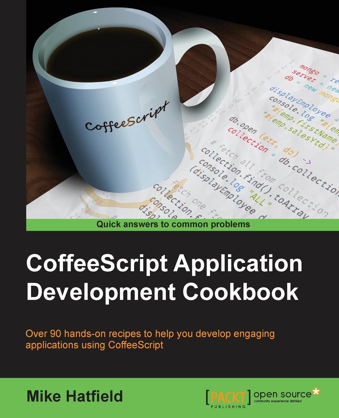 Vorderes Coverbild CoffeeScript Application Development Cookbook