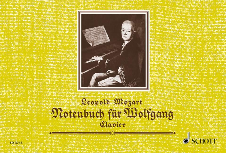 Vorderes Coverbild Notenbuch für Wolfgang