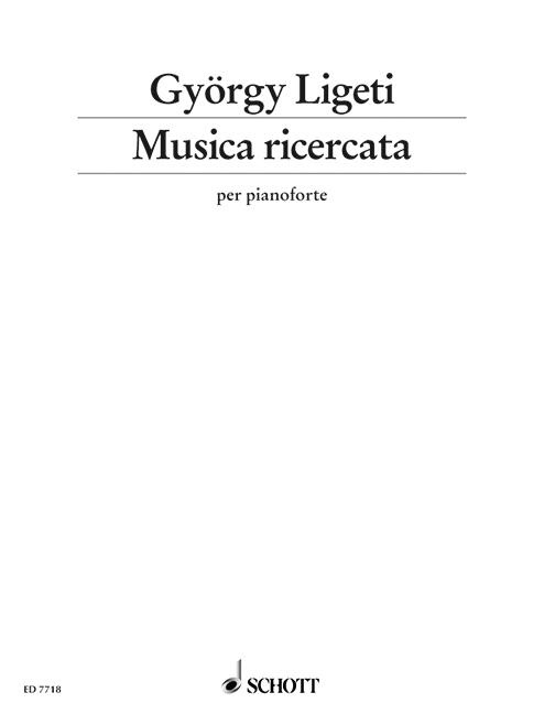 Vorderes Coverbild Musica ricercata