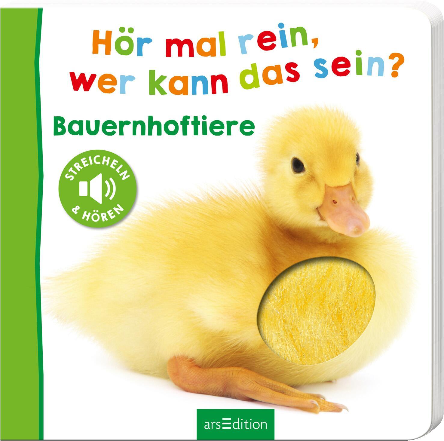 Vorderes Coverbild Hör mal rein, wer kann das sein? Bauernhoftiere