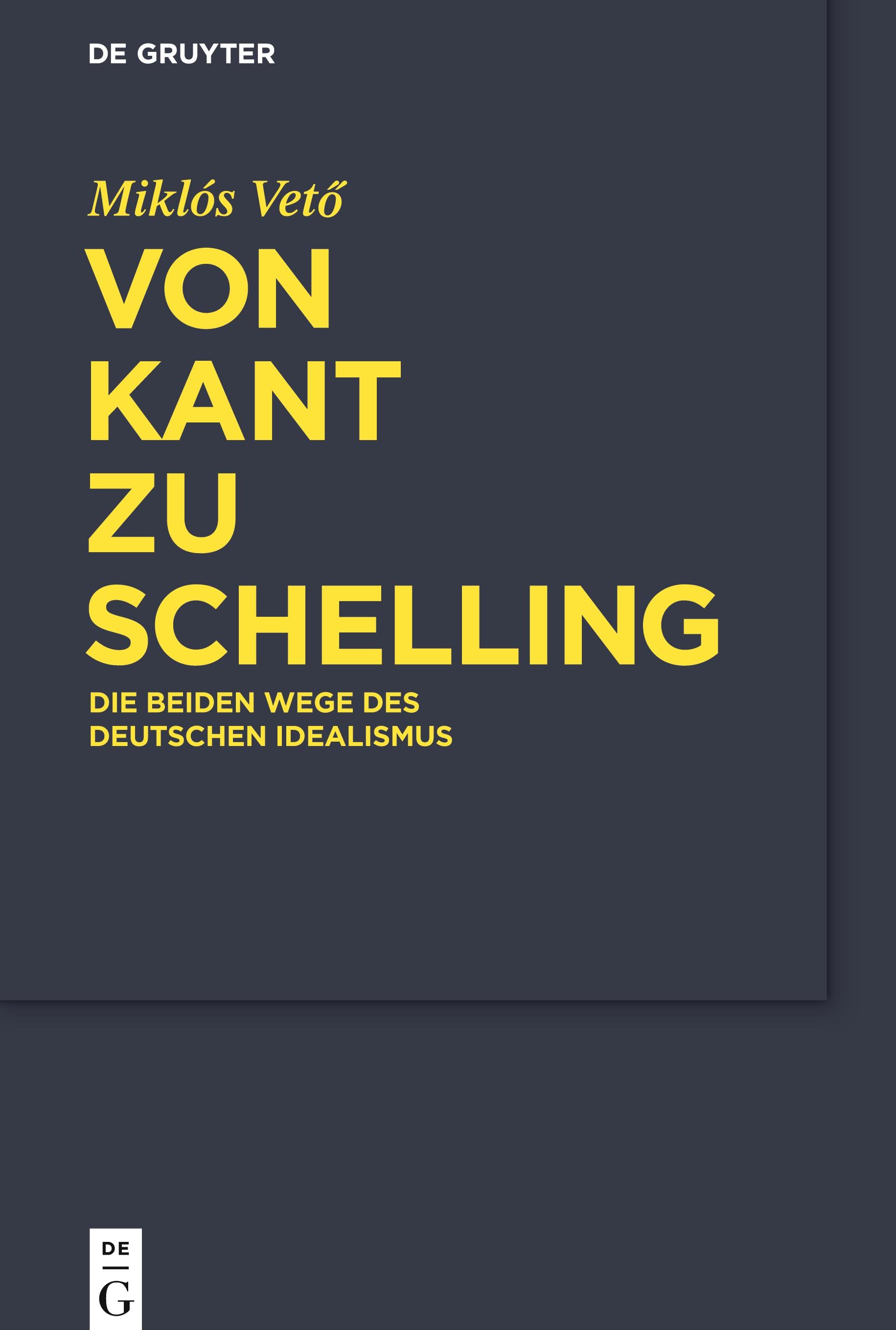 Vorderes Coverbild Von Kant zu Schelling