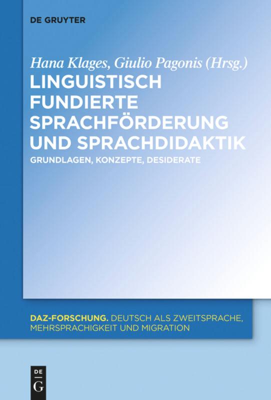 Vorderes Coverbild Linguistisch fundierte Sprachförderung und Sprachdidaktik