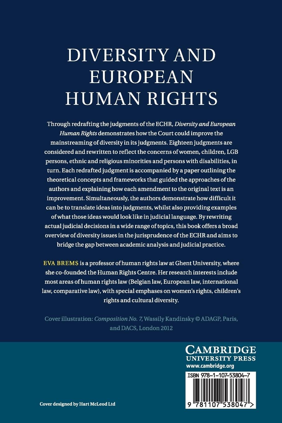 Rückseitencover Diversity and European Human Rights