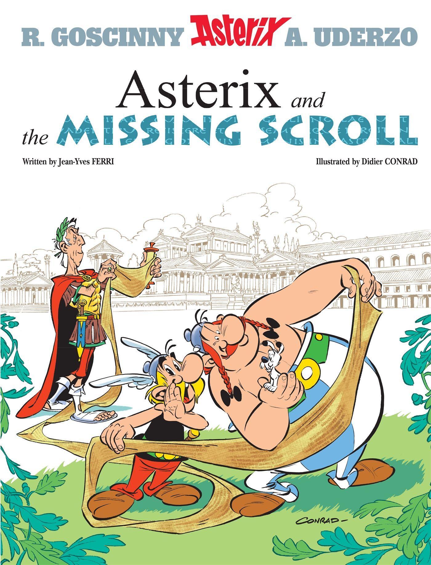 Vorderes Coverbild Asterix 36 and the Missing Scroll