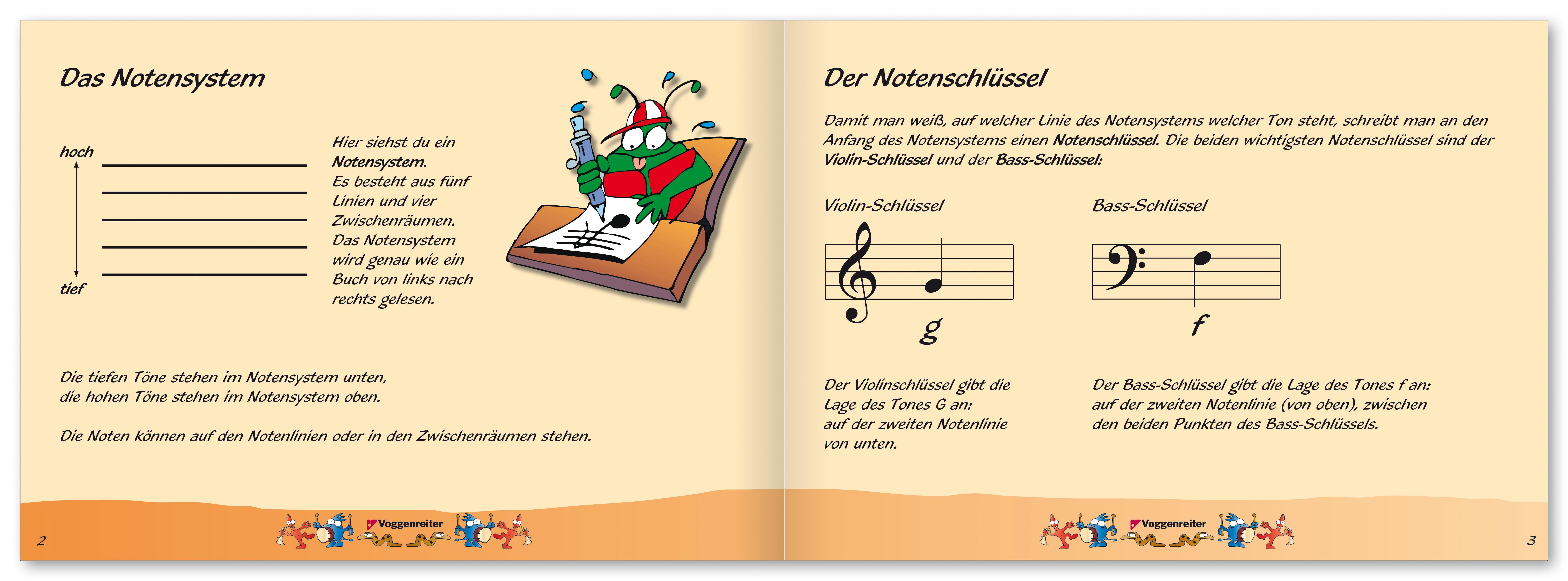 Beispielinhalt (Bild) Noten lernen mit Voggy (FSC Mix, SGSCH-COC-050055)