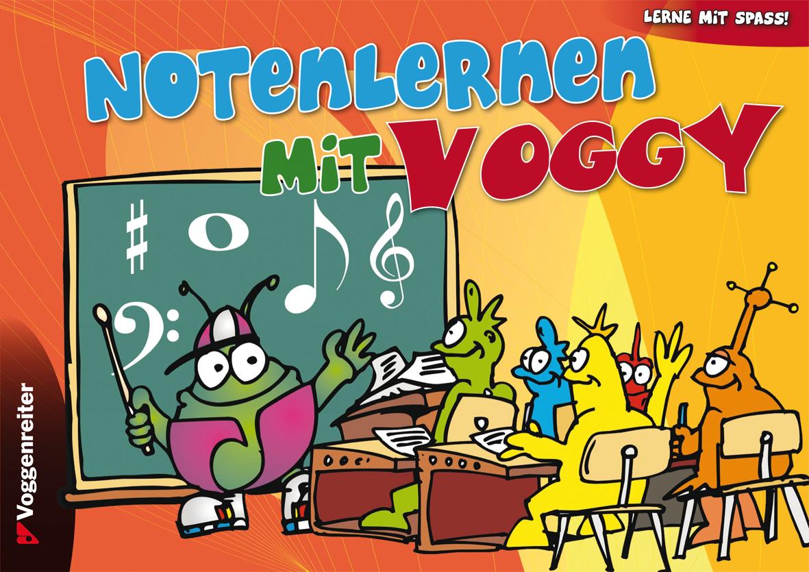 Vorderes Coverbild Noten lernen mit Voggy (FSC Mix, SGSCH-COC-050055)