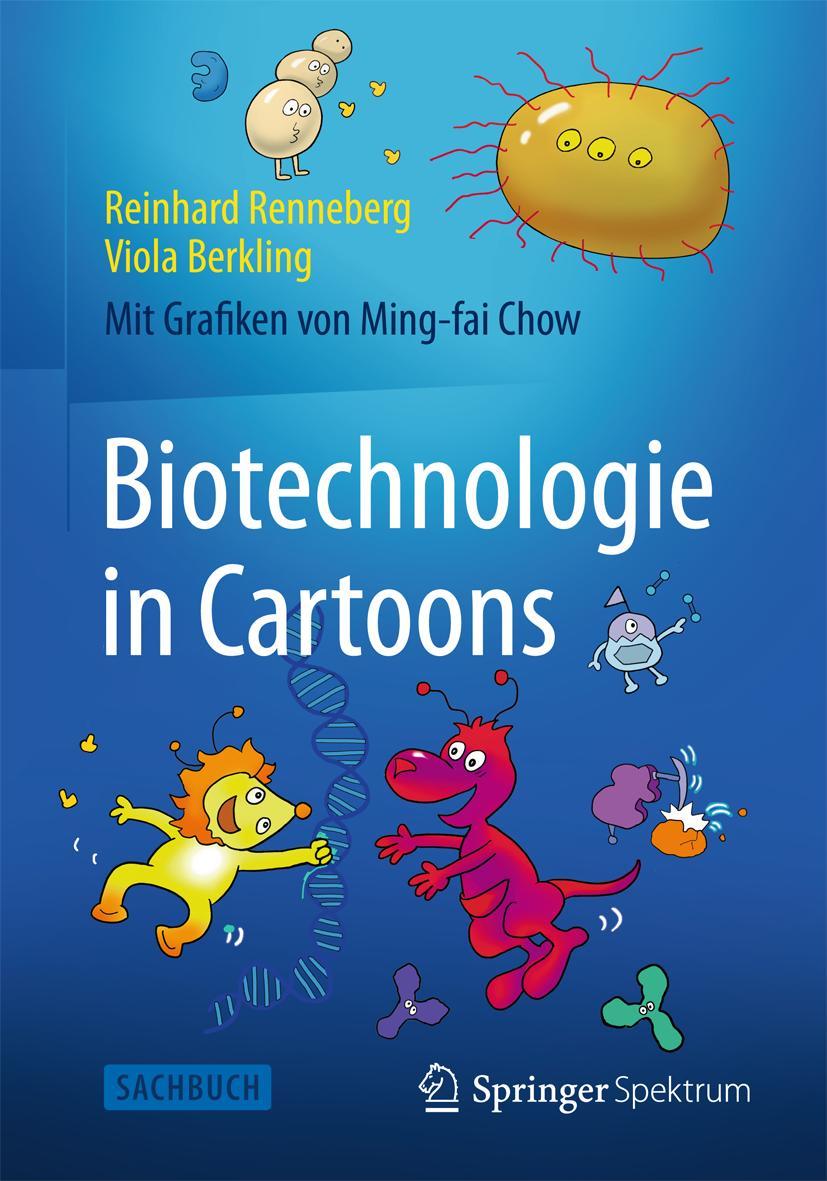 Vorderes Coverbild Biotechnologie in Cartoons