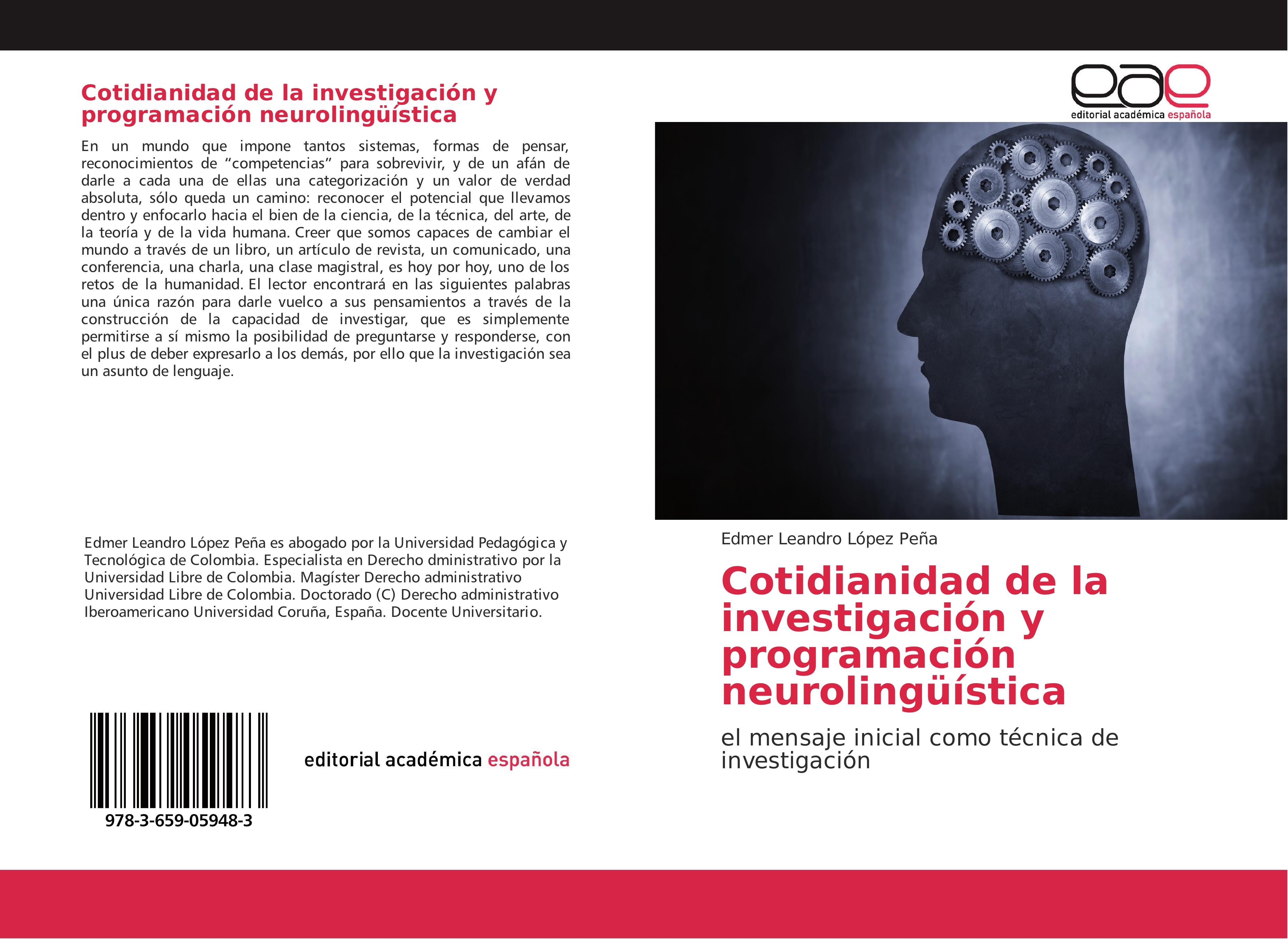 Vorderes Coverbild Cotidianidad de la investigación y programación neurolingüística