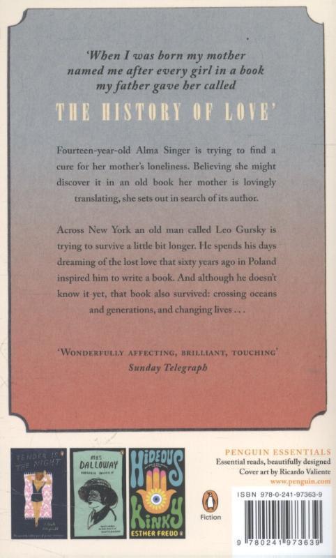 Rückseitencover History of Love