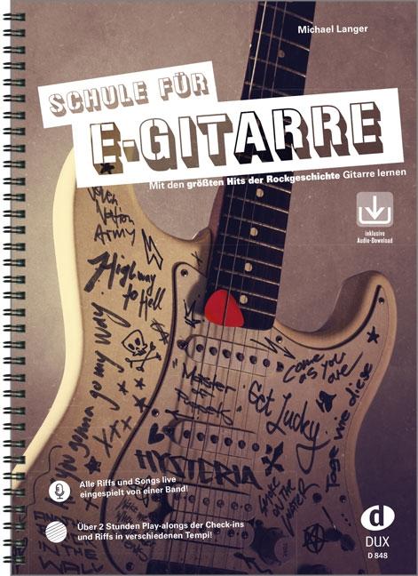 Vorderes Coverbild Schule für E-Gitarre