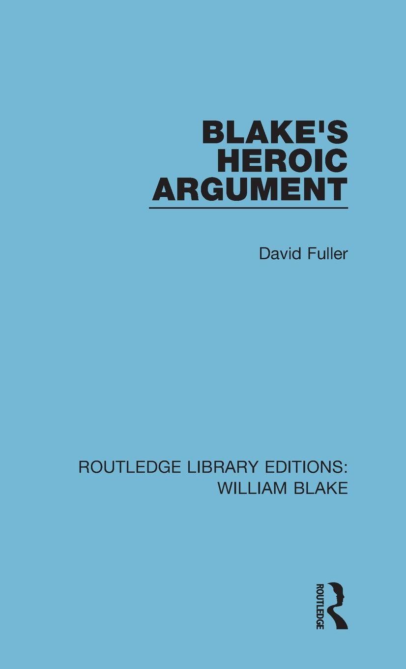 Vorderes Coverbild Blake's Heroic Argument