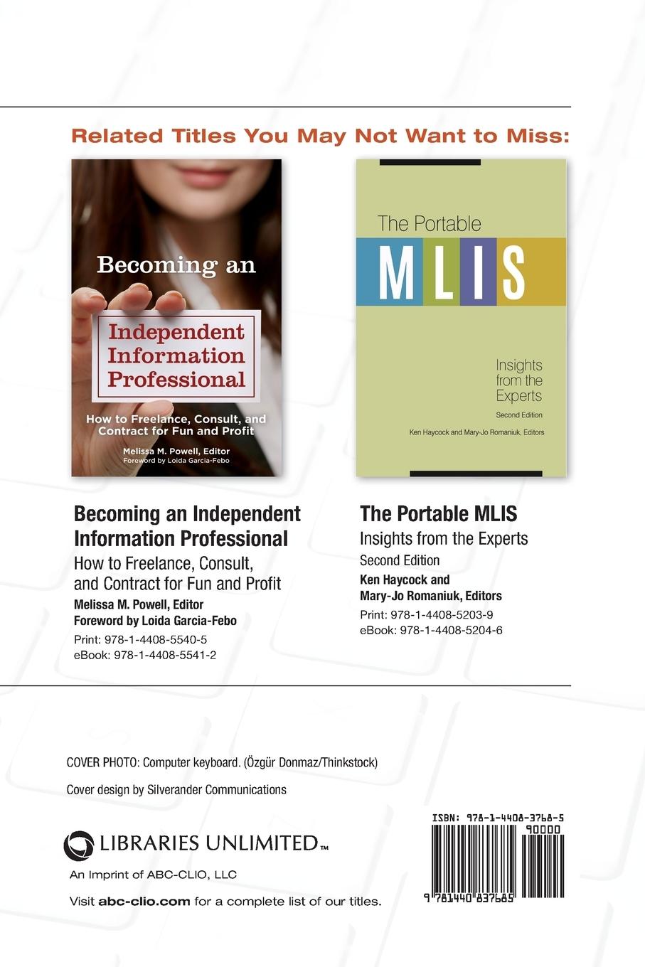 Rückseitencover Librarian's Guide to Writing for Professional Publication