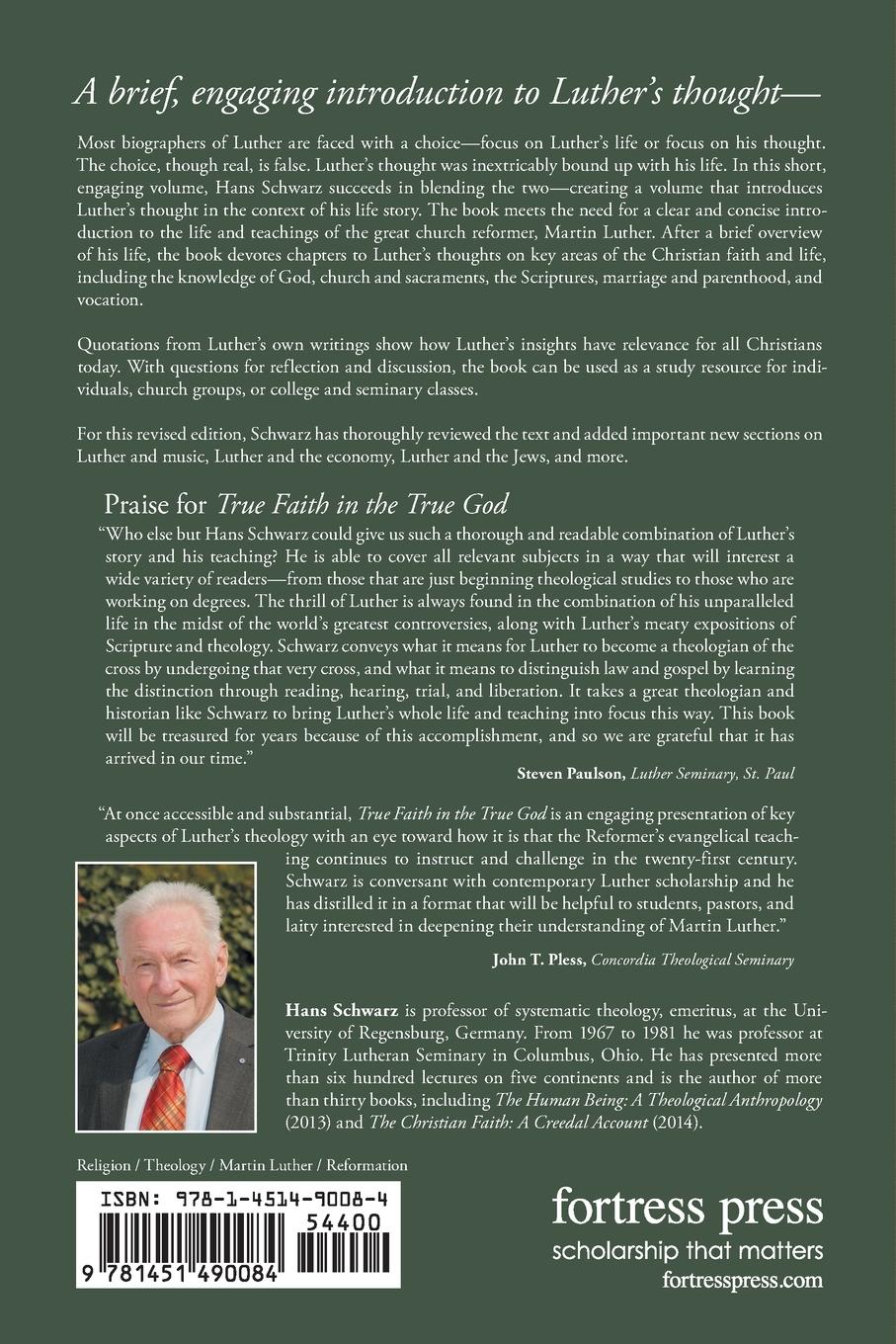 Rückseitencover True Faith in the True God