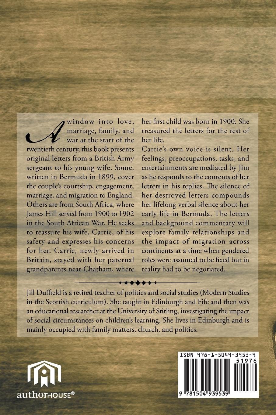 Rückseitencover Goodbye, Carrie, I Must Leave You