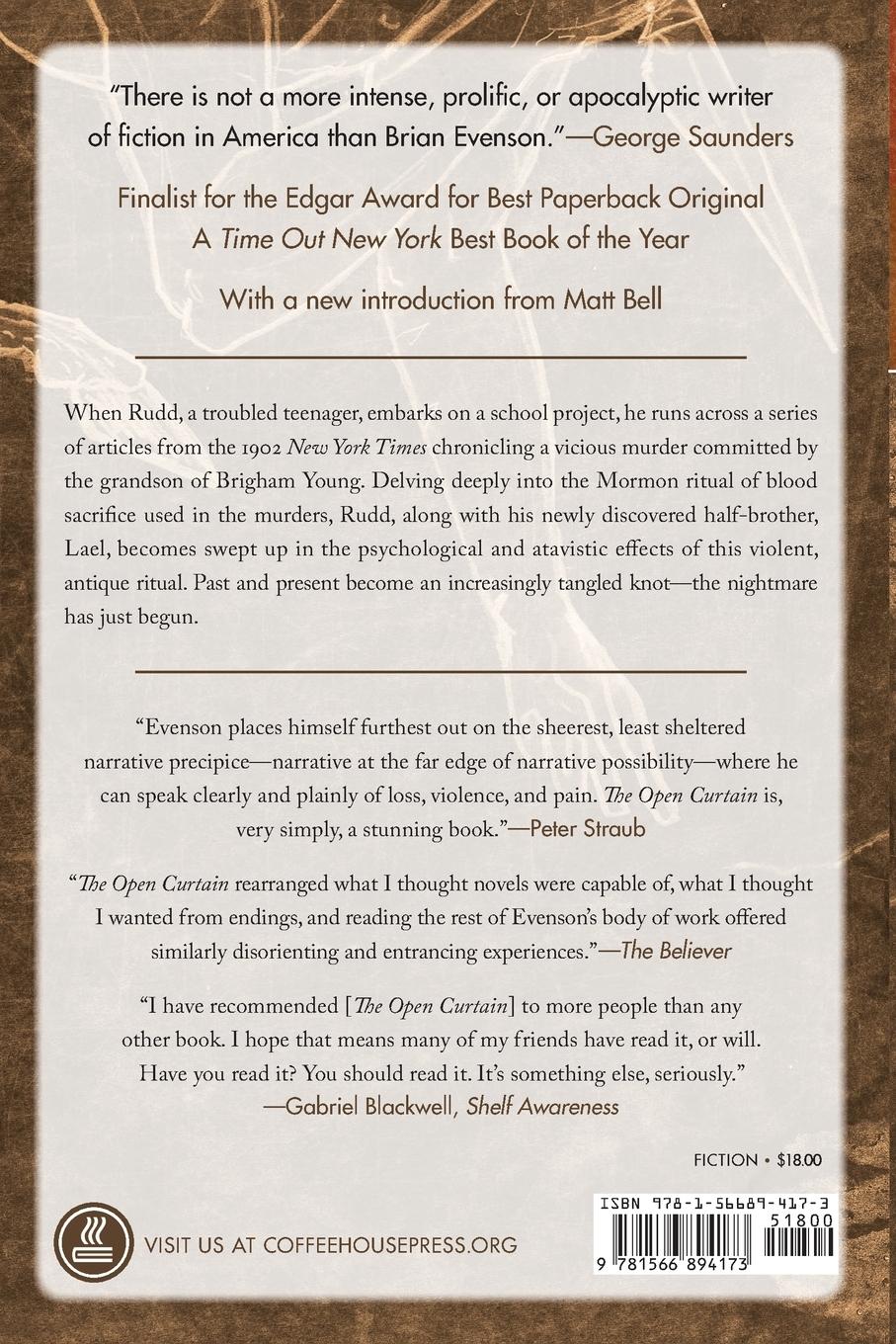 Rückseitencover The Open Curtain