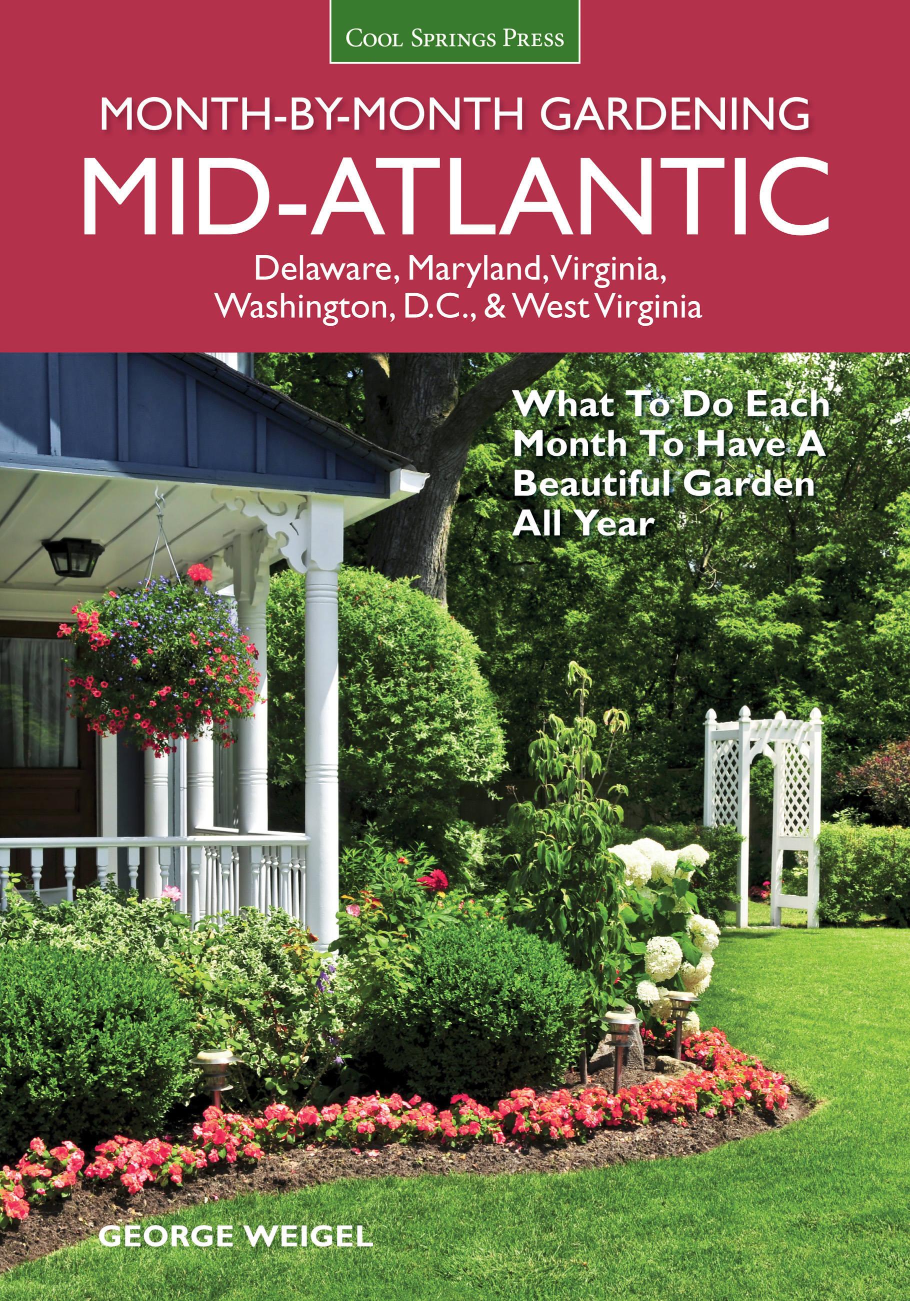 Vorderes Coverbild Mid-Atlantic Month-By-Month Gardening