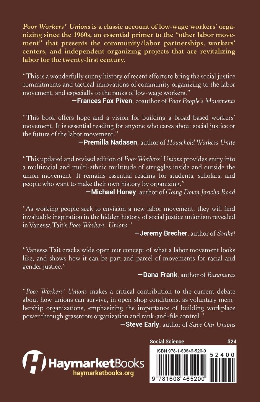 Rückseitencover Poor Workers' Unions