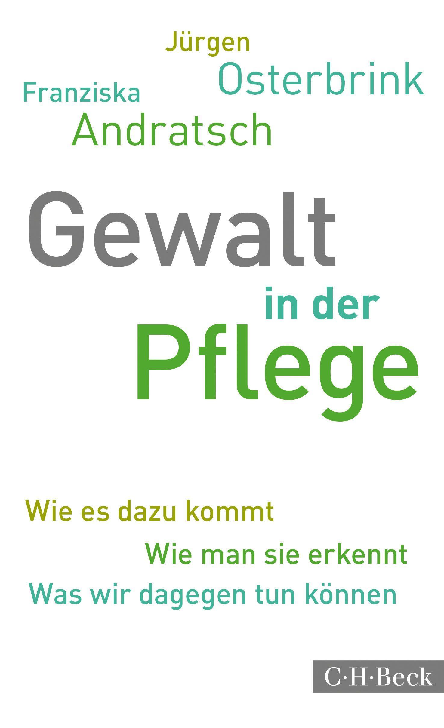Vorderes Coverbild Gewalt in der Pflege