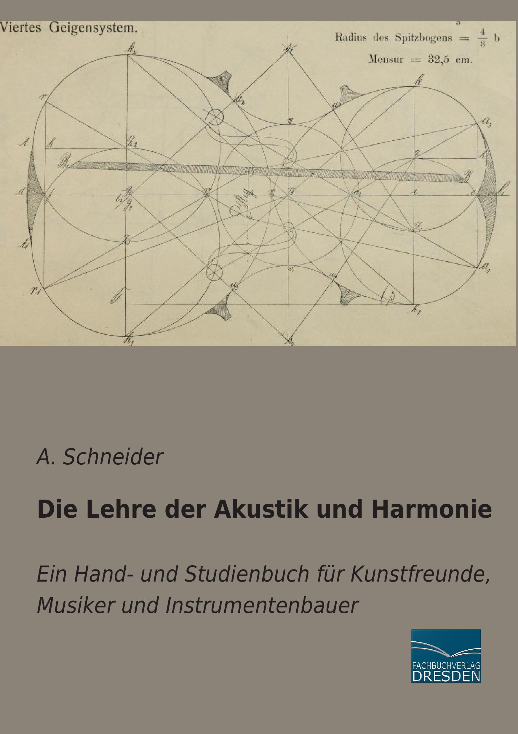 Vorderes Coverbild Die Lehre der Akustik und Harmonie