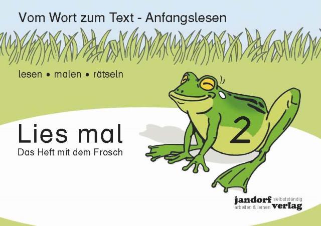 Vorderes Coverbild Lies mal 2 - Das Heft mit dem Frosch