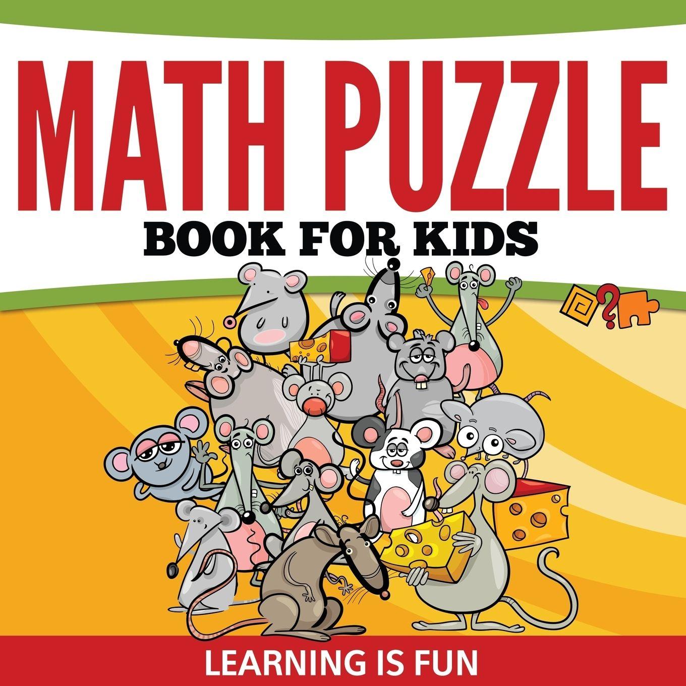 Vorderes Coverbild Math Puzzle Book For Kids