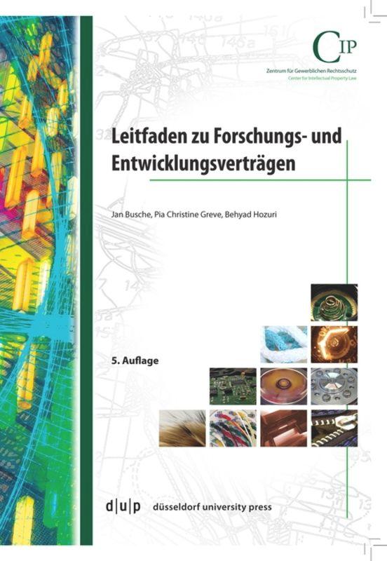 Vorderes Coverbild Leitfaden zu Forschungs- und Entwicklungsverträgen