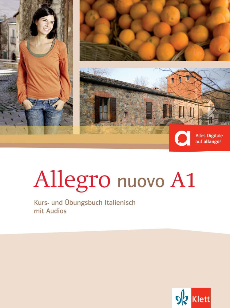 Vorderes Coverbild Allegro nuovo A1. Kurs- und Übungsbuch mit Audios