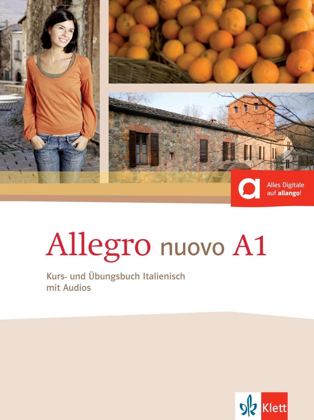 Vorderes Coverbild Allegro nuovo A1. Kurs- und Übungsbuch mit Audios