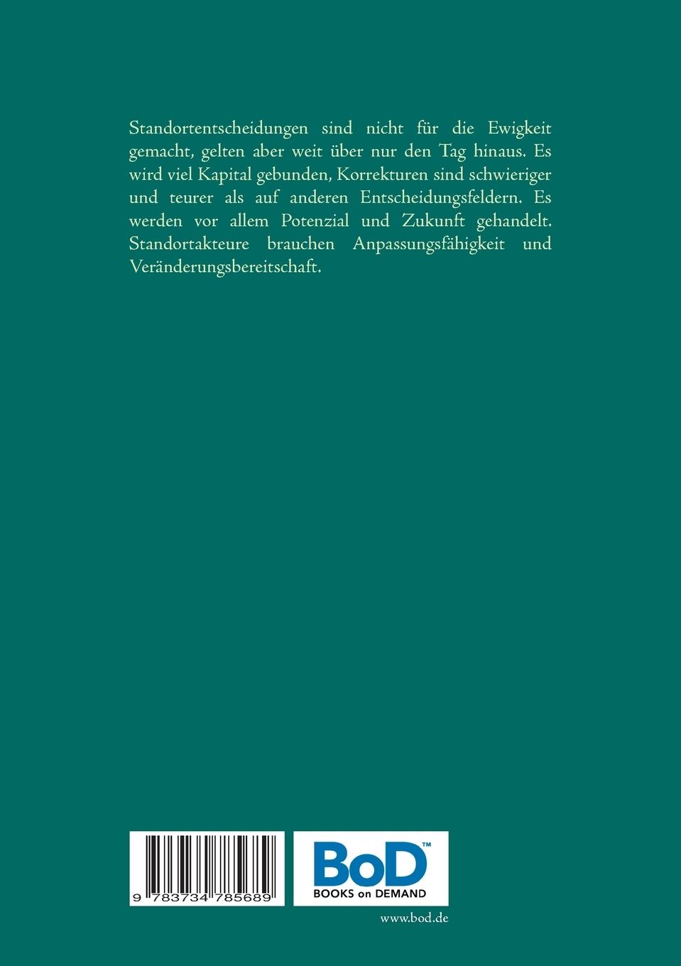 Rückseitencover Standortentscheidung - ein gegenseitiges Versprechen