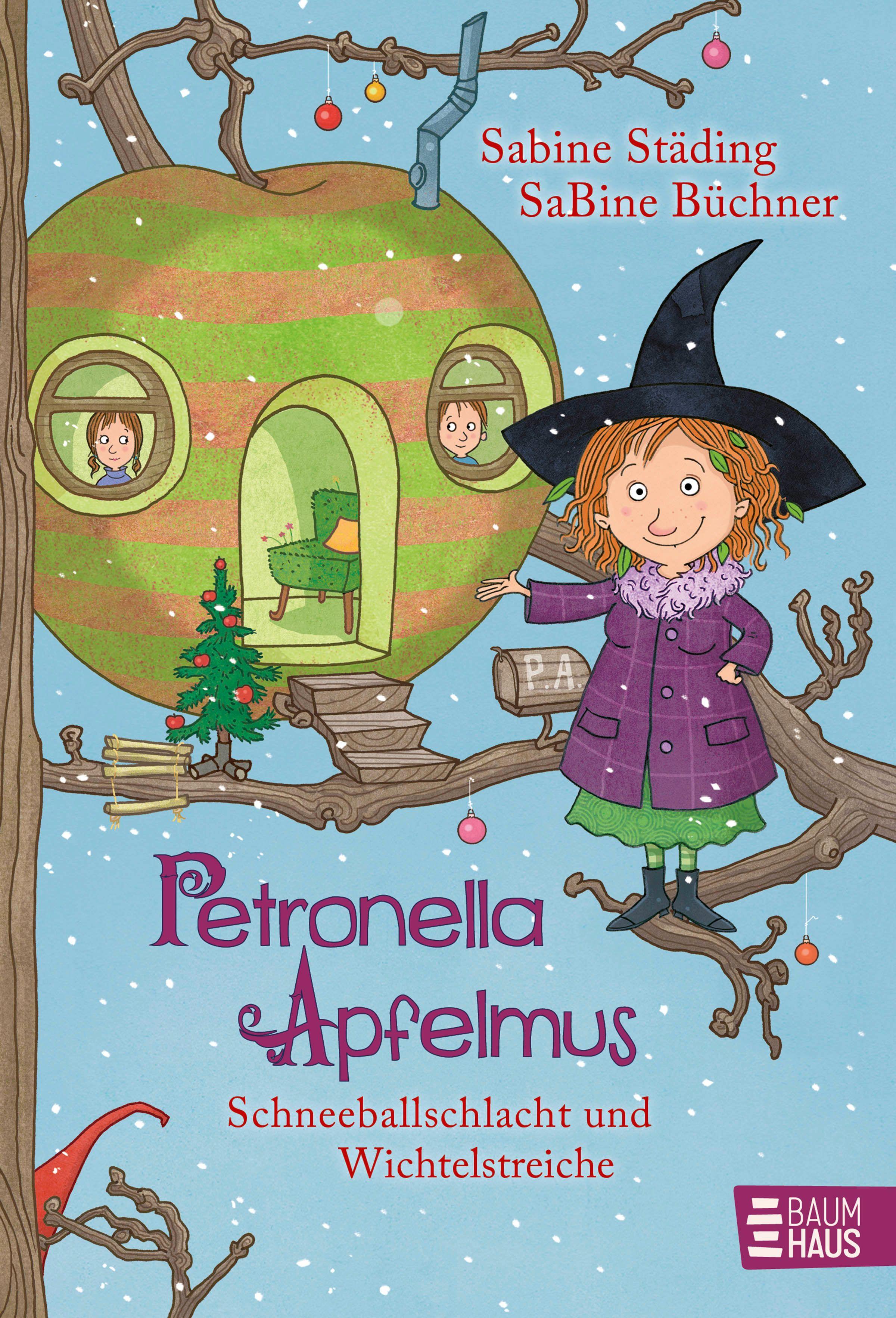 Vorderes Coverbild Petronella Apfelmus 03 - Schneeballschlacht und Wichtelstreiche