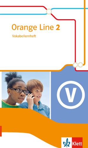 Vorderes Coverbild Orange Line 2. Vokabellernheft. Ausgabe 2014