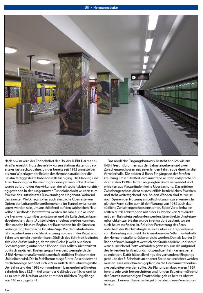 Beispielinhalt (Bild) Berliner U-Bahn-Linien: U8 - Von Gesundbrunnen nach Neukölln