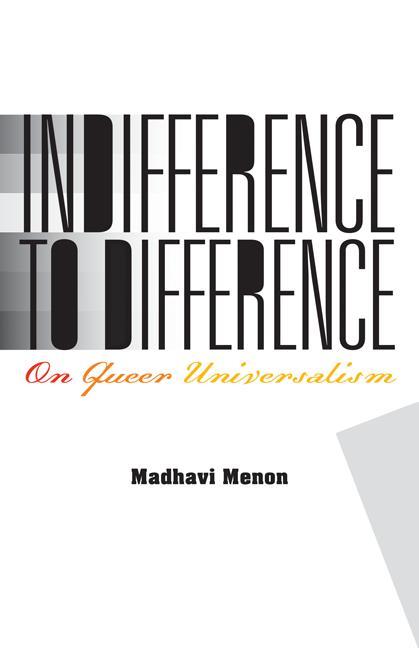 Vorderes Coverbild Indifference to Difference
