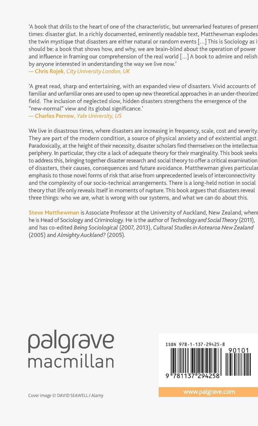 Rückseitencover Disasters, Risks and Revelation