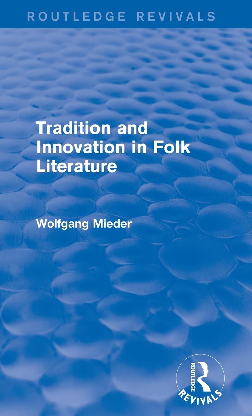 Vorderes Coverbild Tradition and Innovation in Folk Literature