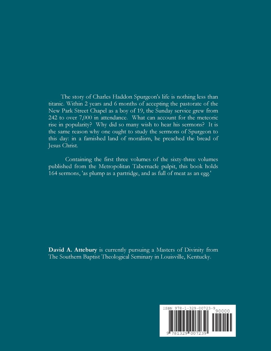 Rückseitencover The Complete Sermons of C. H. Spurgeon, Book 1 (Vol. 1-3)