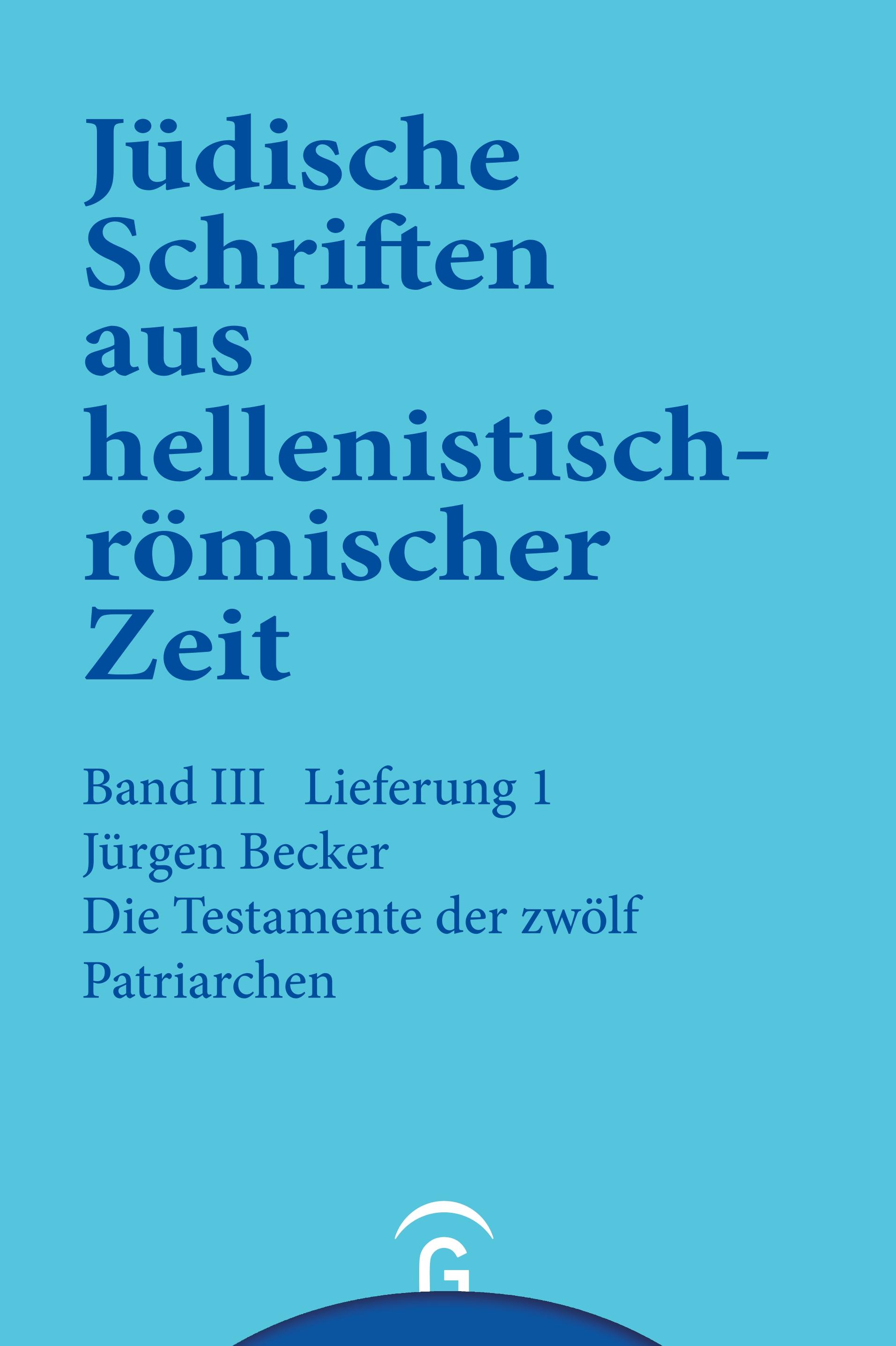 Vorderes Coverbild Die Testamente der zwölf Patriarchen