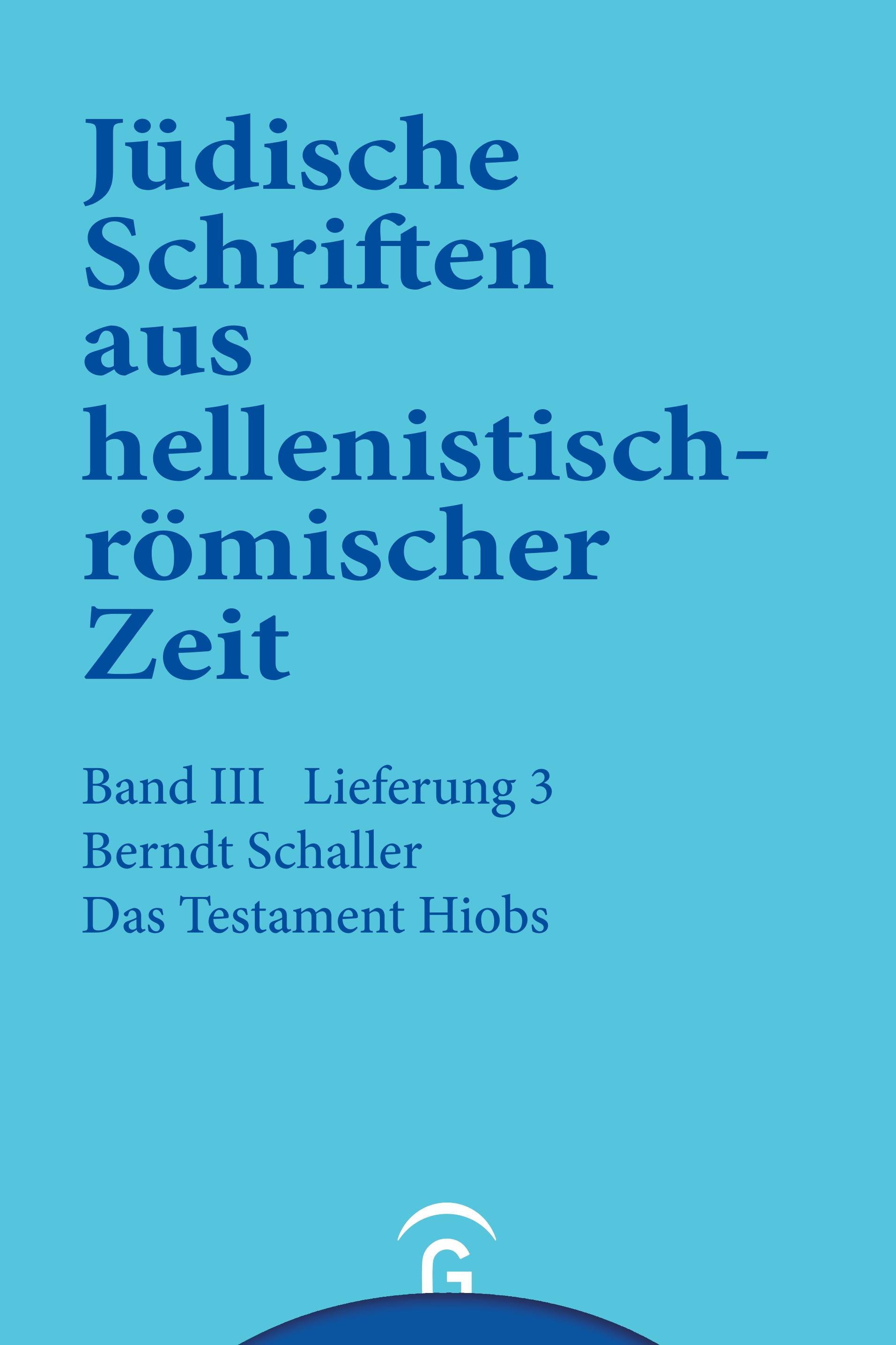 Vorderes Coverbild Das Testament  Hiobs