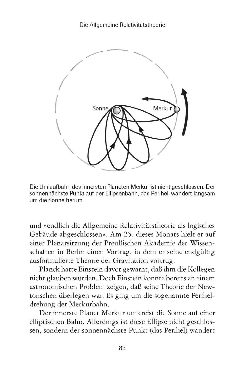 Beispielinhalt (Bild) E=mc2 - Einführung in die allgemeine und spezielle Relativitätstheorie