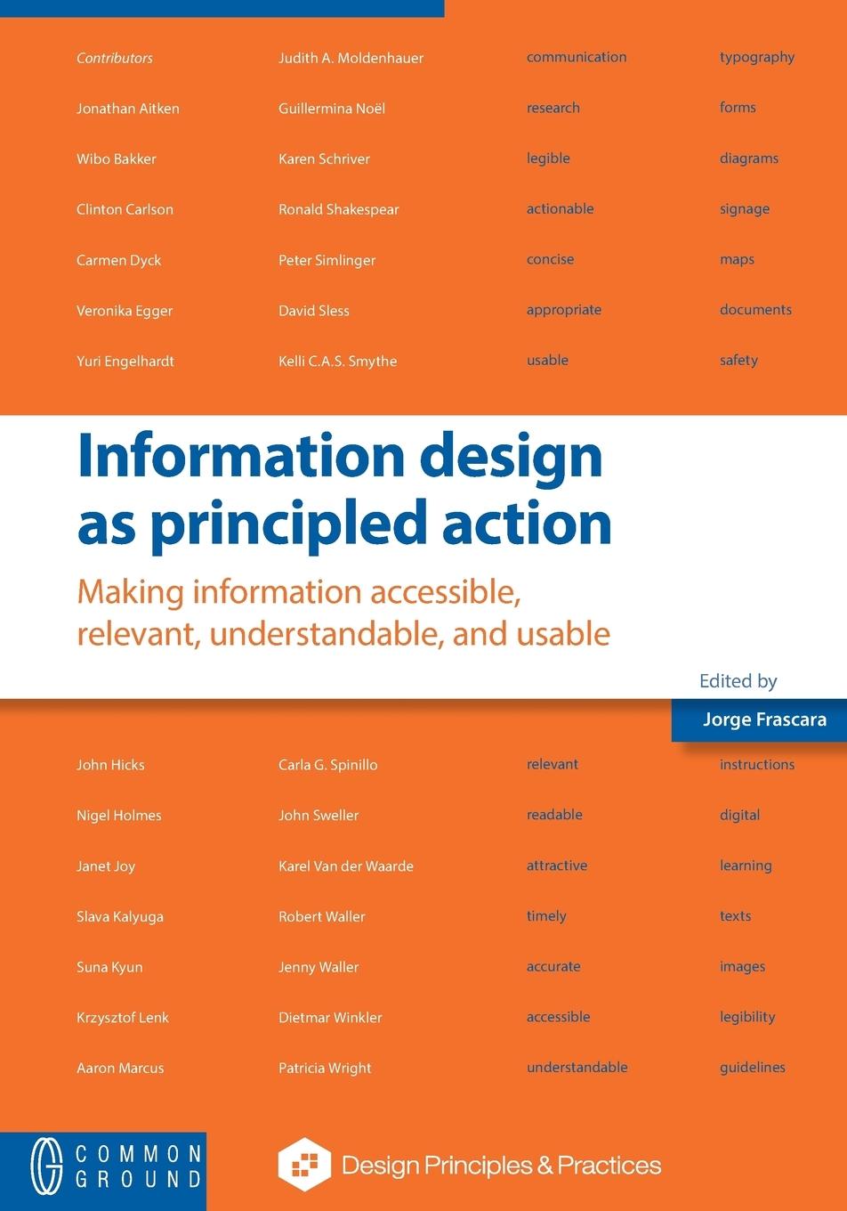 Vorderes Coverbild Information design as principled action