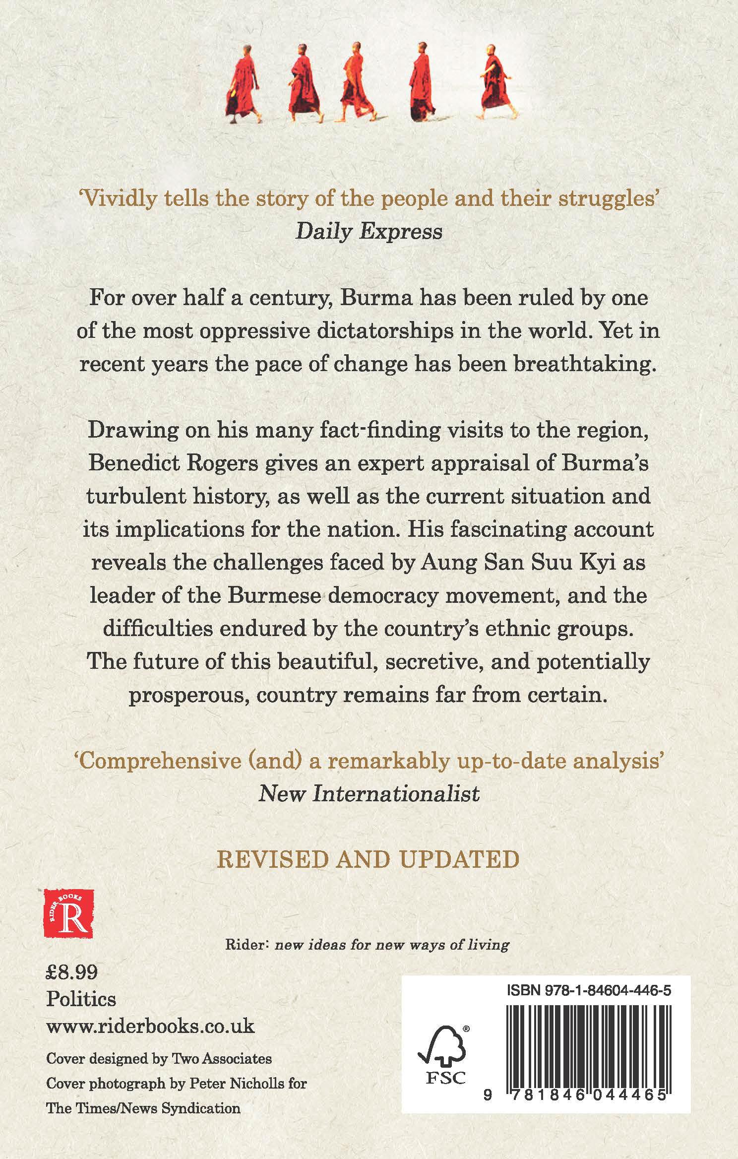 Rückseitencover Burma