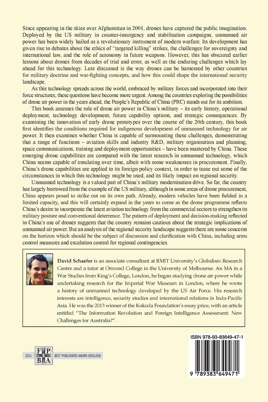 Rückseitencover China's Drone Air Power and Regional Security