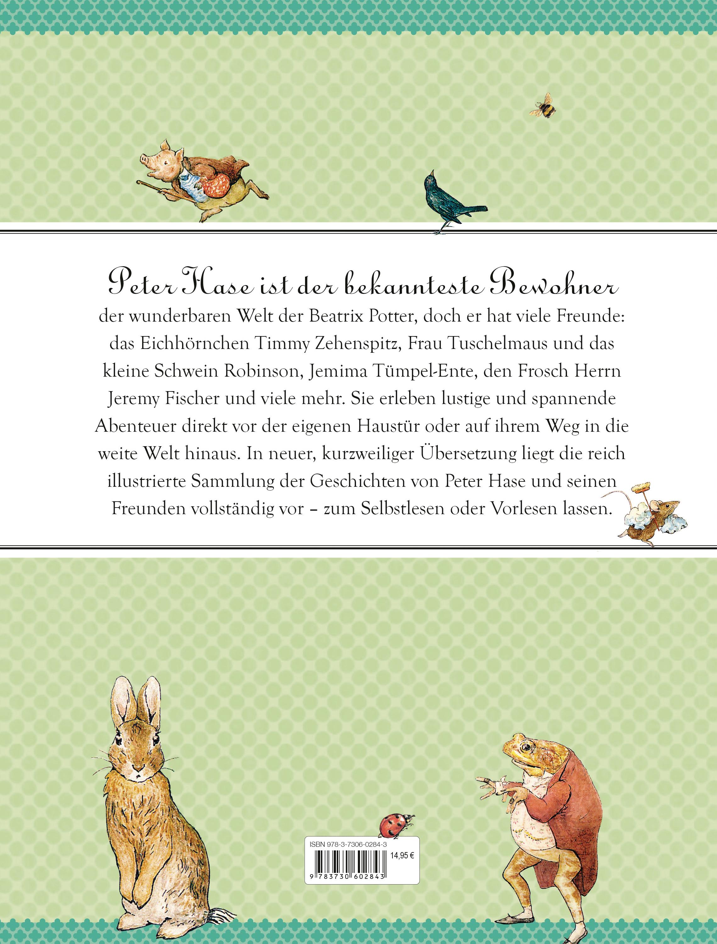 Beispielinhalt (Bild) Beatrix Potter - Sämtliche Geschichten von Peter Hase und seinen Freunden