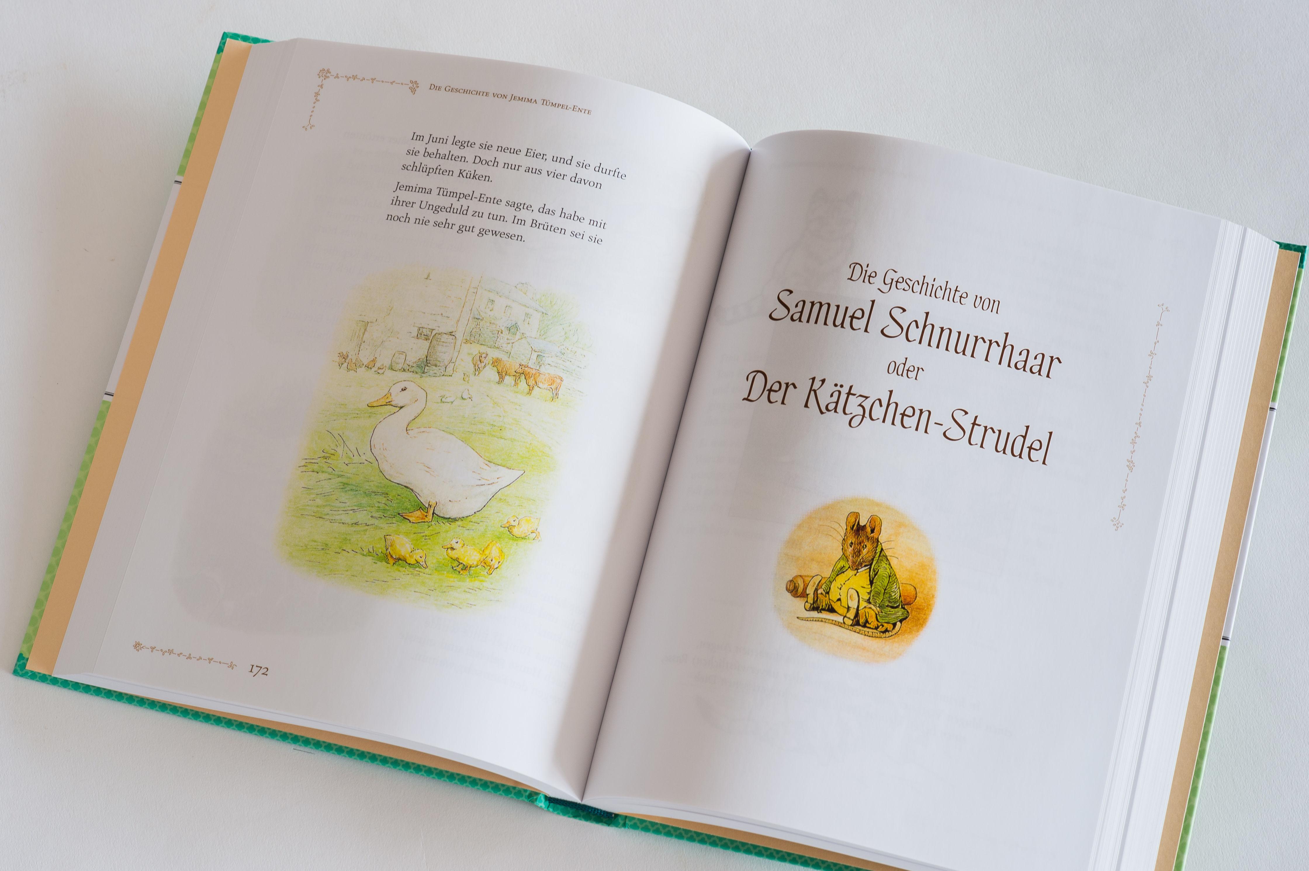Beispielinhalt (Bild) Beatrix Potter - Sämtliche Geschichten von Peter Hase und seinen Freunden