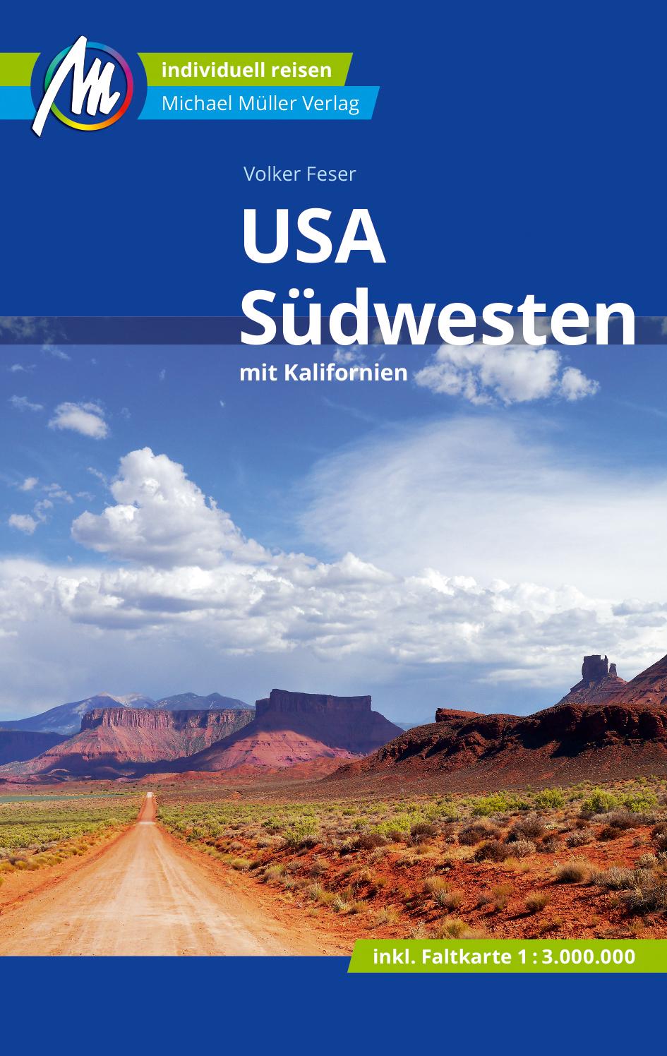 Vorderes Coverbild USA - Südwesten Reiseführer Michael Müller Verlag