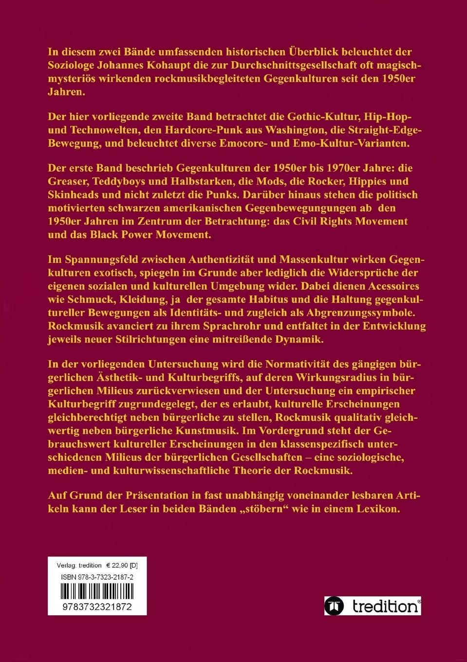 Rückseitencover Rockmusik