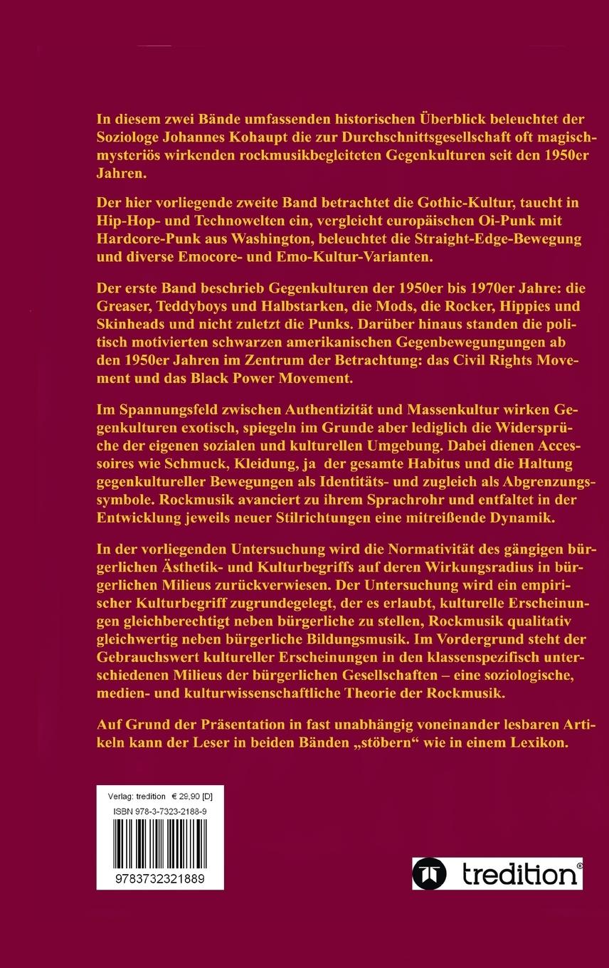 Rückseitencover Rockmusik
